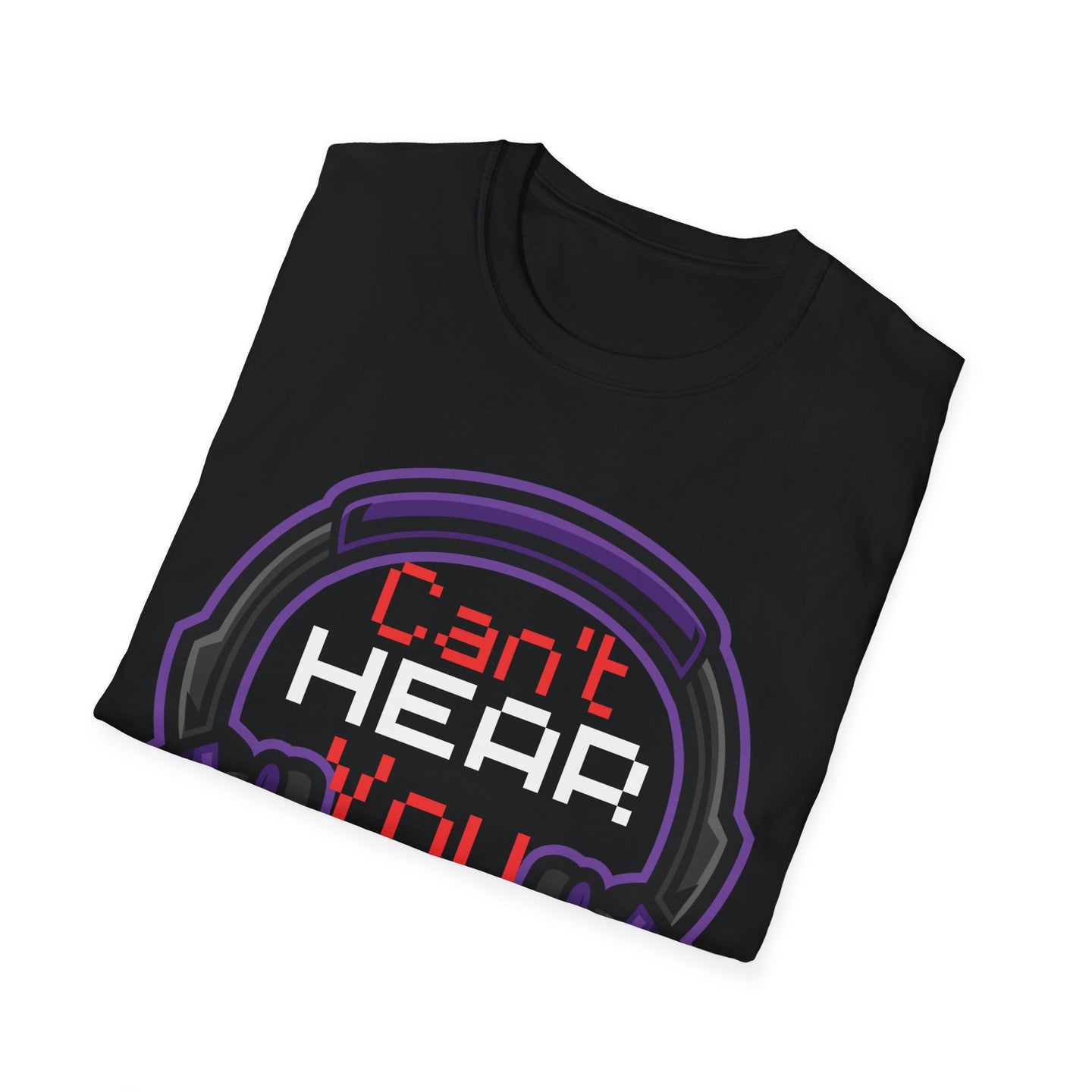 Can't hear you I'm gaming | Paars |  Softstyle T-Shirt