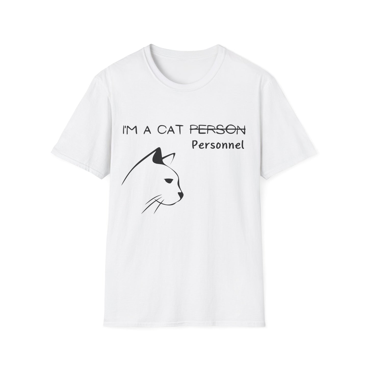 Cat person/ personnel |  Softstyle T-Shirt