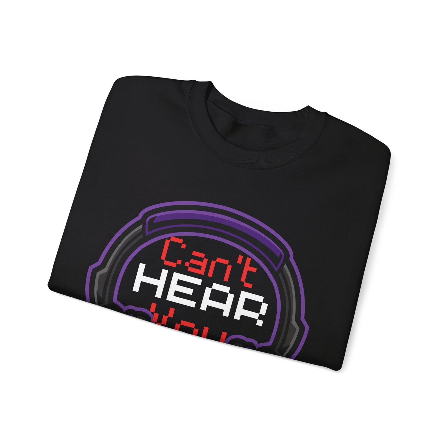 Can't hear you I'm gaming Purple  | Heavy Blend Sweatshirt