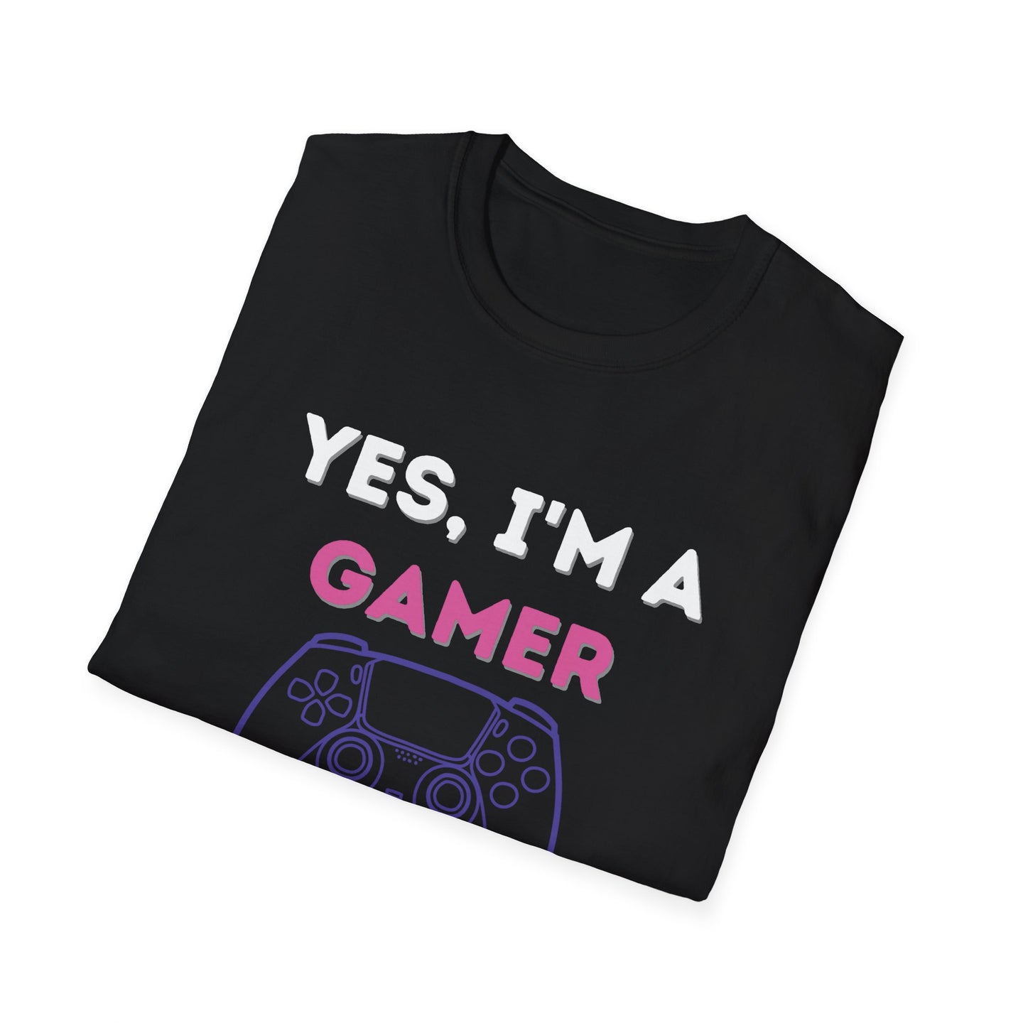 Gamer Girl controller-Pink&Purple |  Softstyle T-Shirt