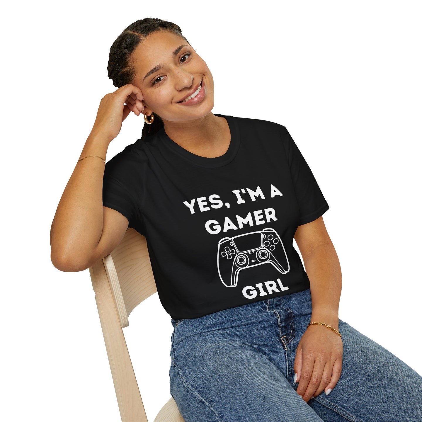 Gamer girl Controller |  Softstyle T-Shirt