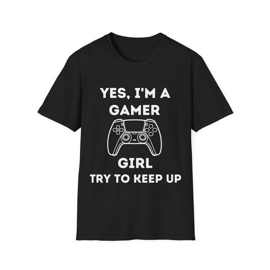 Gamer girl Controller |  Softstyle T-Shirt