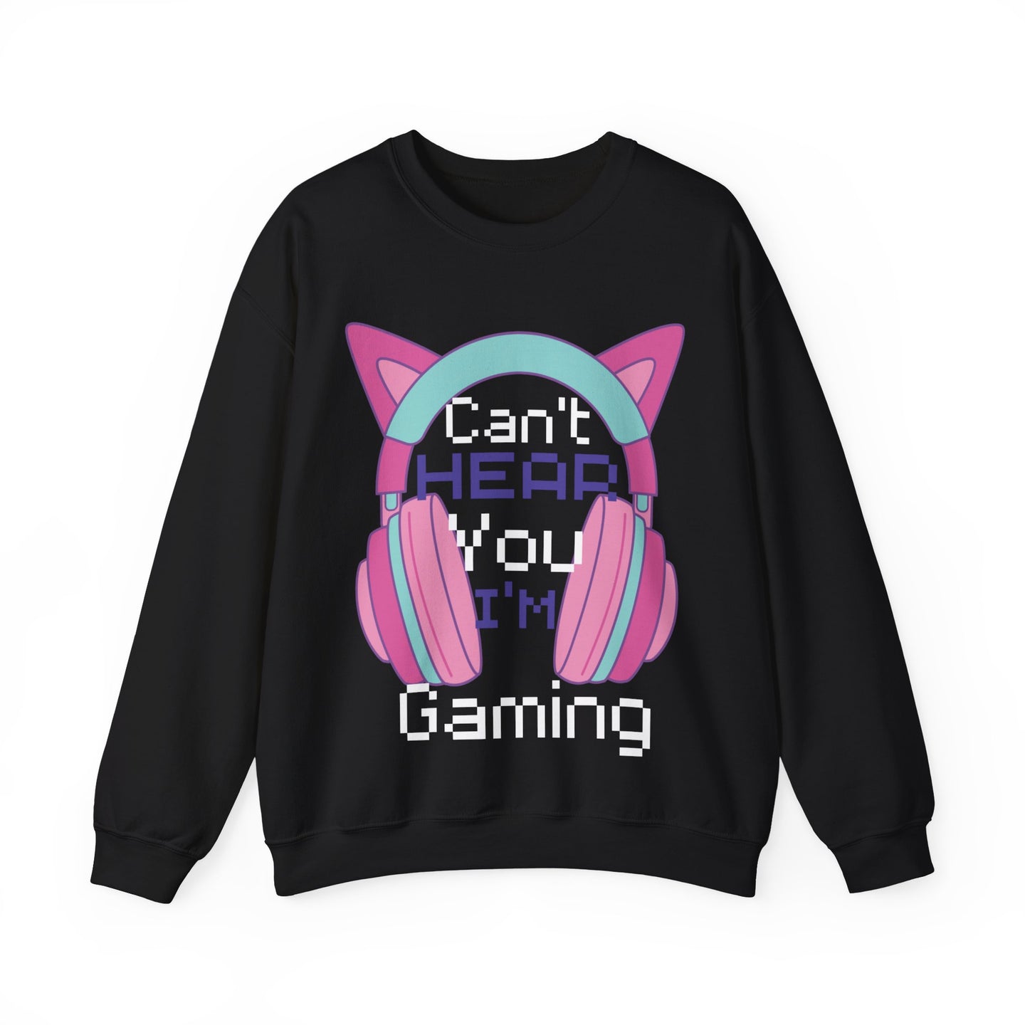 Can't hear you I'm gaming Pink  | Heavy Blend Sweatshirt