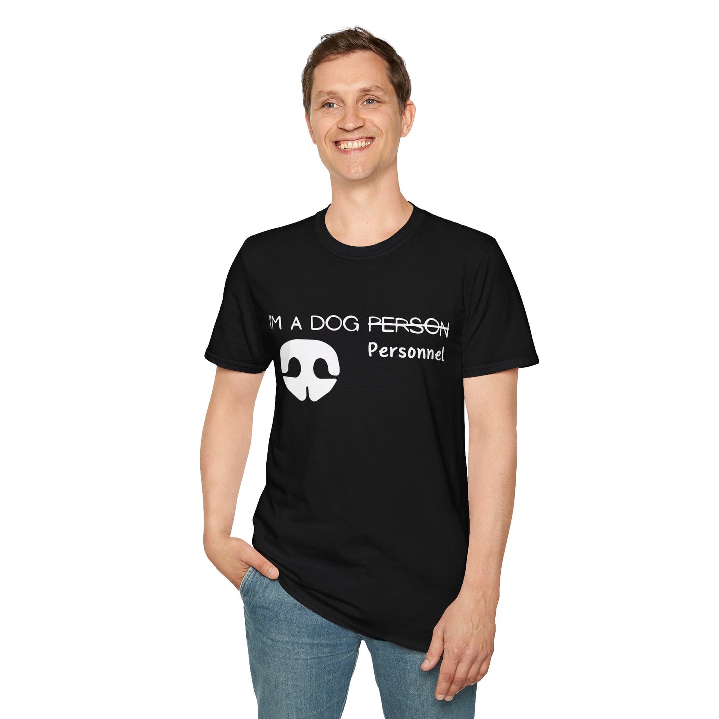 Dog person/personnel | Softstyle T-Shirt