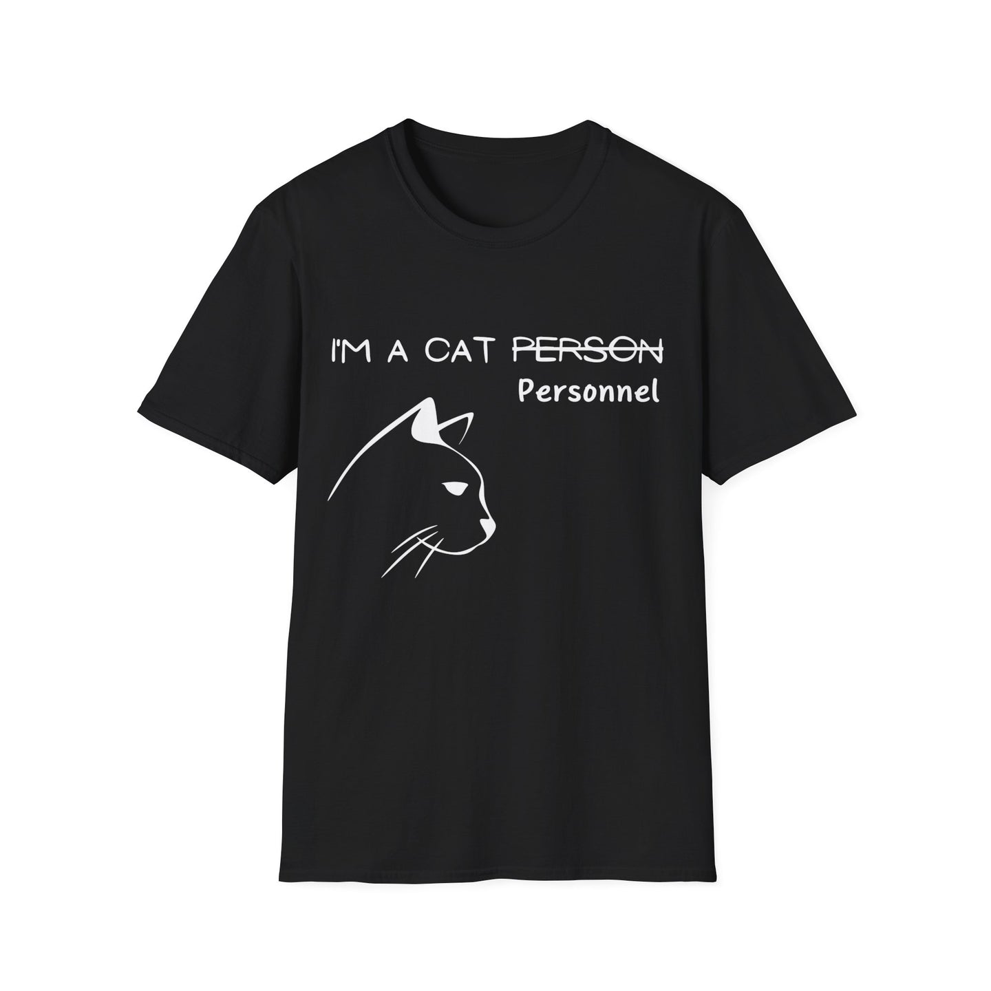 Cat person/ personnel |  Softstyle T-Shirt