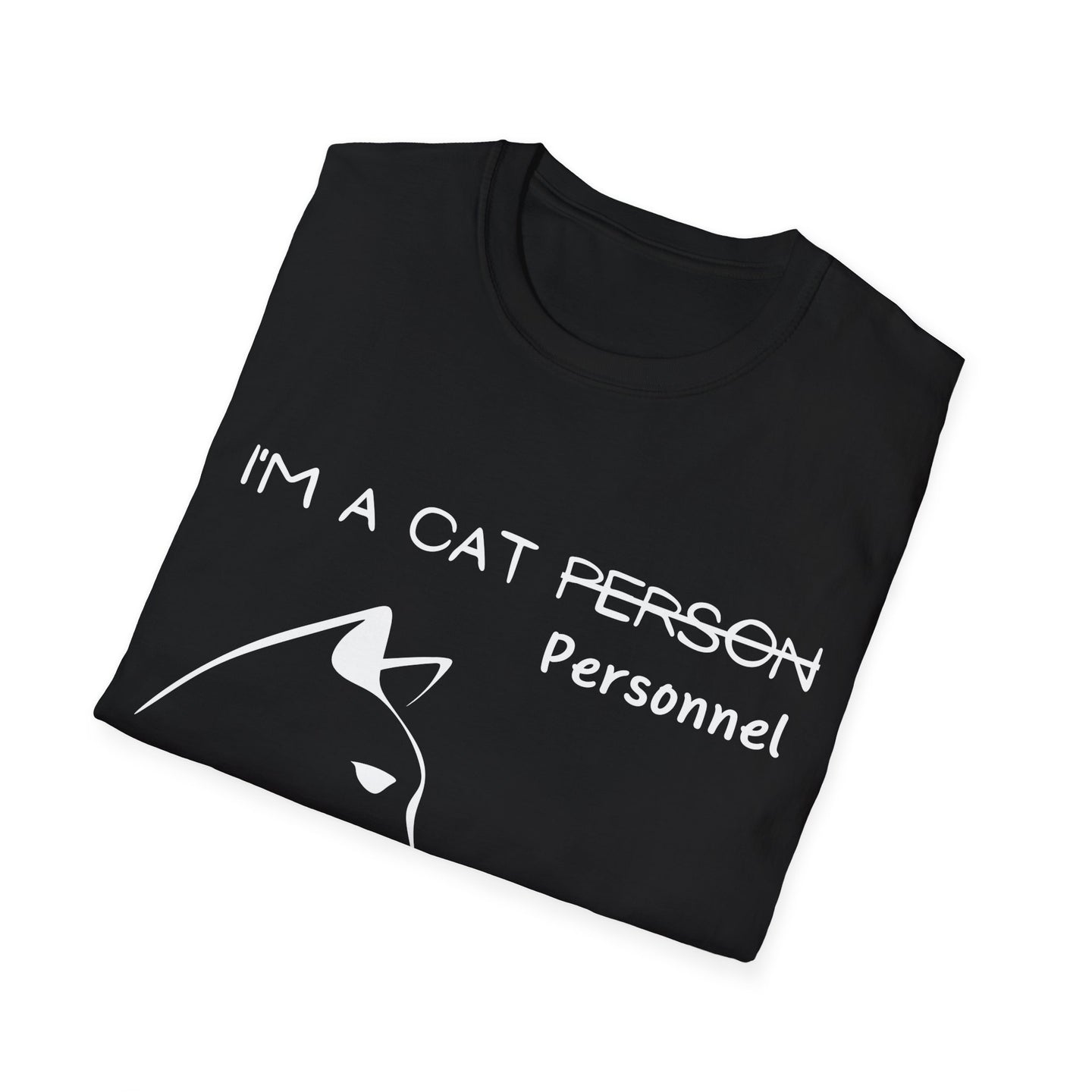 Cat person/ personnel |  Softstyle T-Shirt