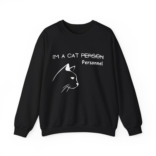 Cat Person/Personnel  | Heavy Blend Sweatshirt