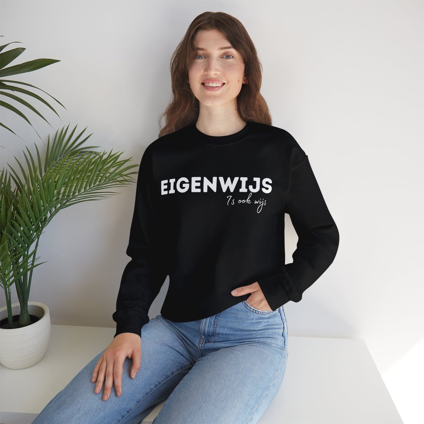 Eigenwijs is ook wijs | Heavy Blend Sweatshirt